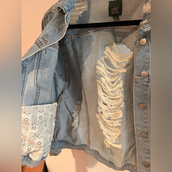Ripped Jean jacket - Picture 3 of 3